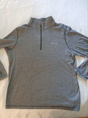 Sz.L Mens Columbia Great Hart Mountain III Half Zip Shirt